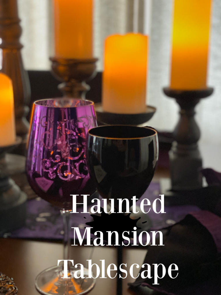 Haunted Mansion Tablescape