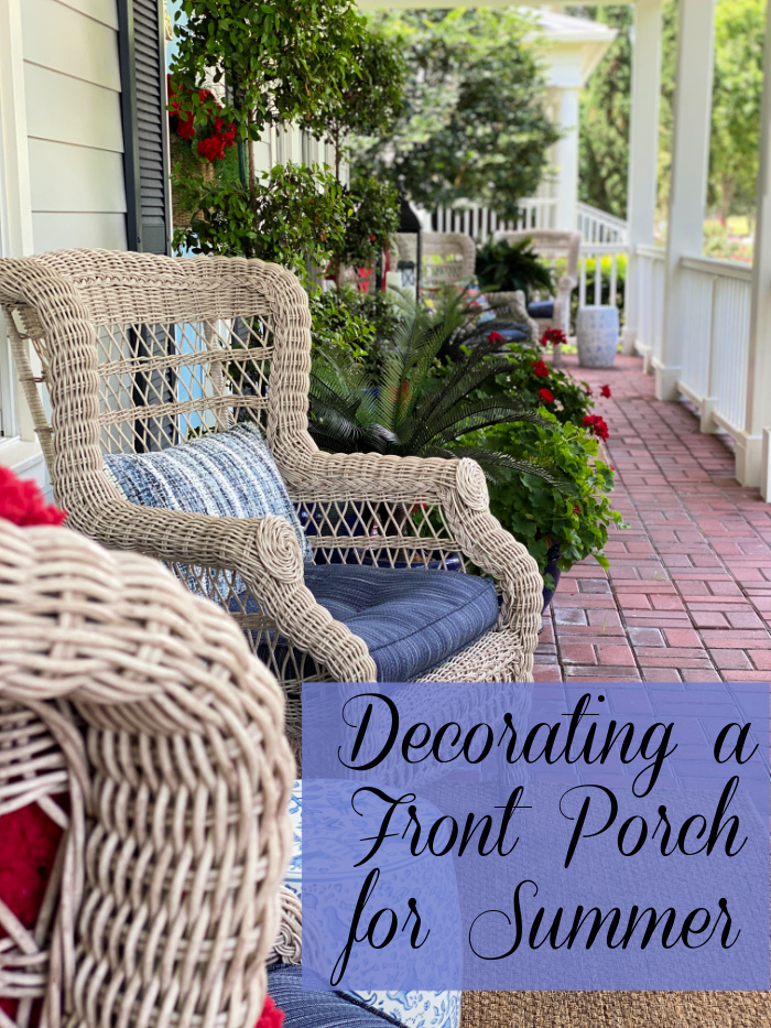 Decorating a Front Porch for Summer