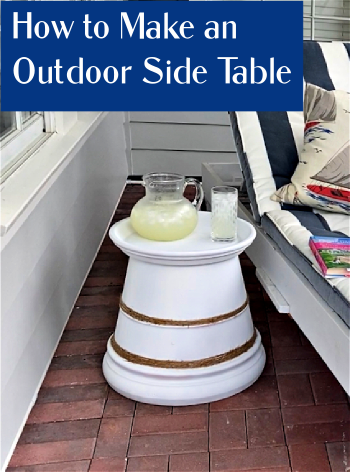 How to Make an Outdoor Side Table