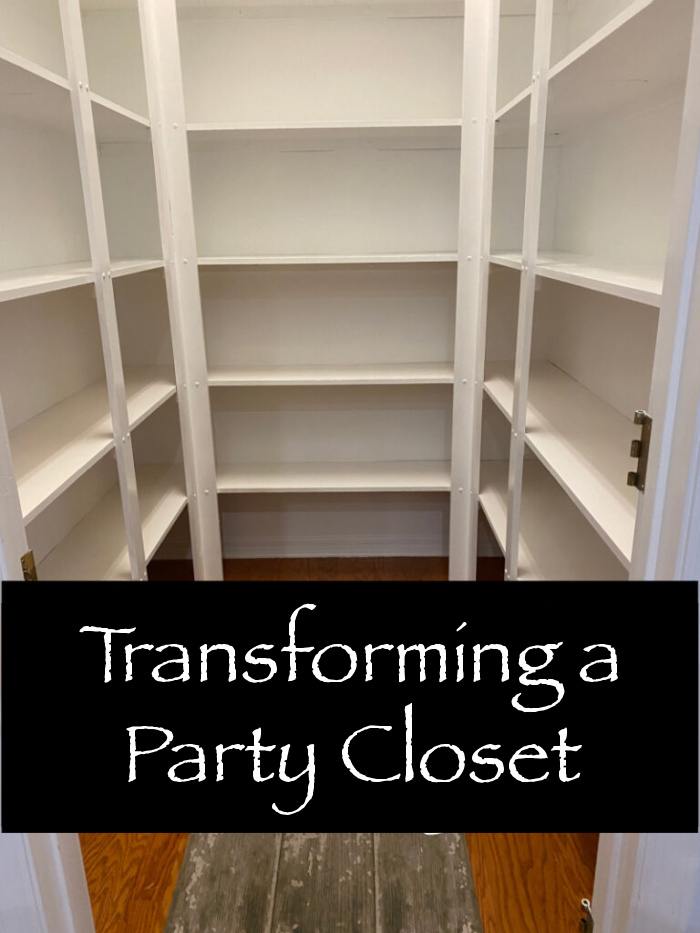 Transforming a Party Closet