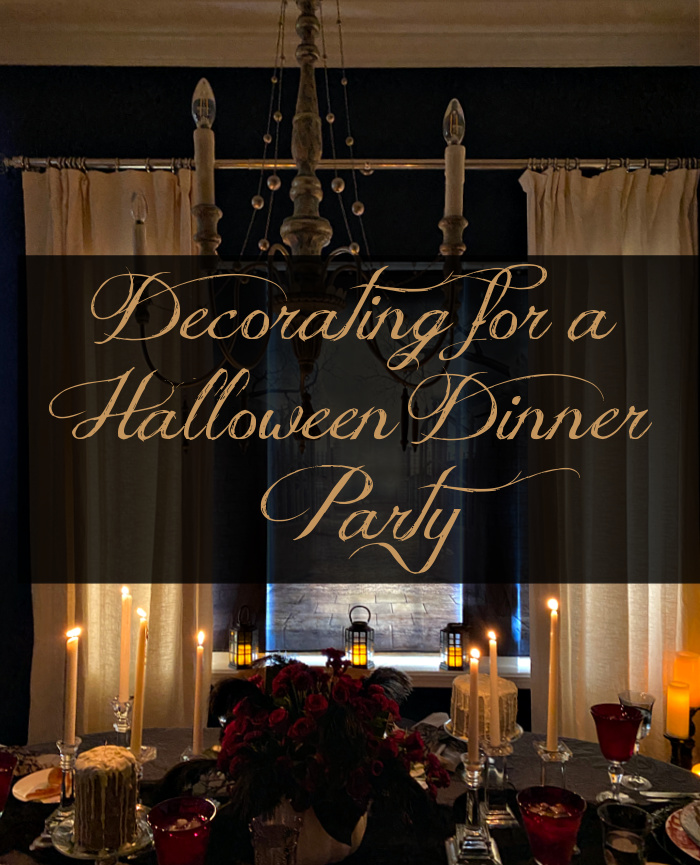Decorating the Space for an Elegant Yet Spooky Halloween Dinner Party