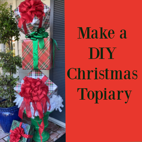 Make this fantastic DIY Christmas Topiary and wow friends and neighbors this year!