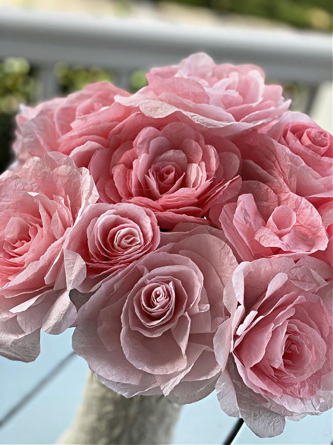 How to make beautiful DIY Coffee Filter Roses