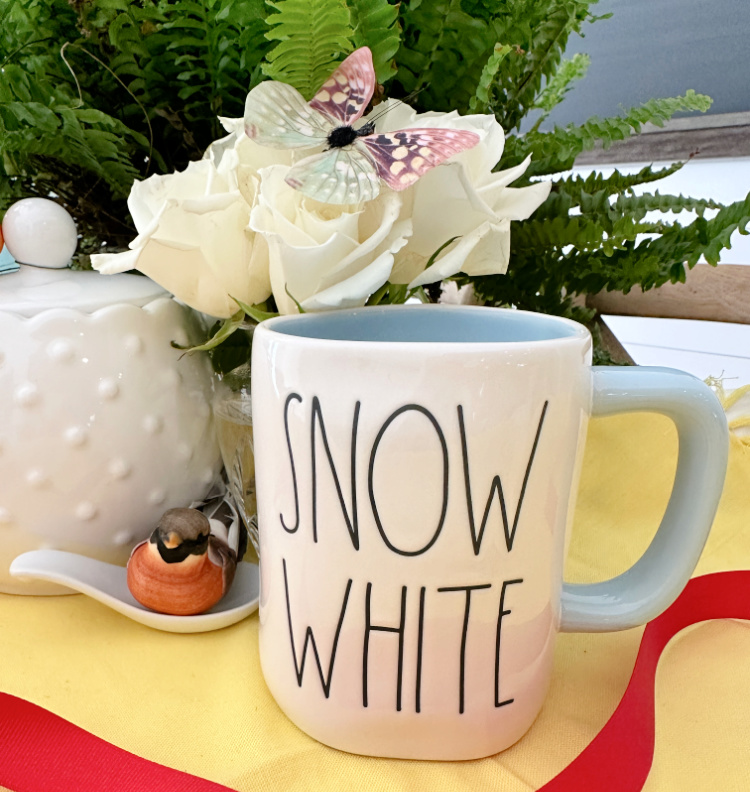 Rae Dunn Snow White coffee mug