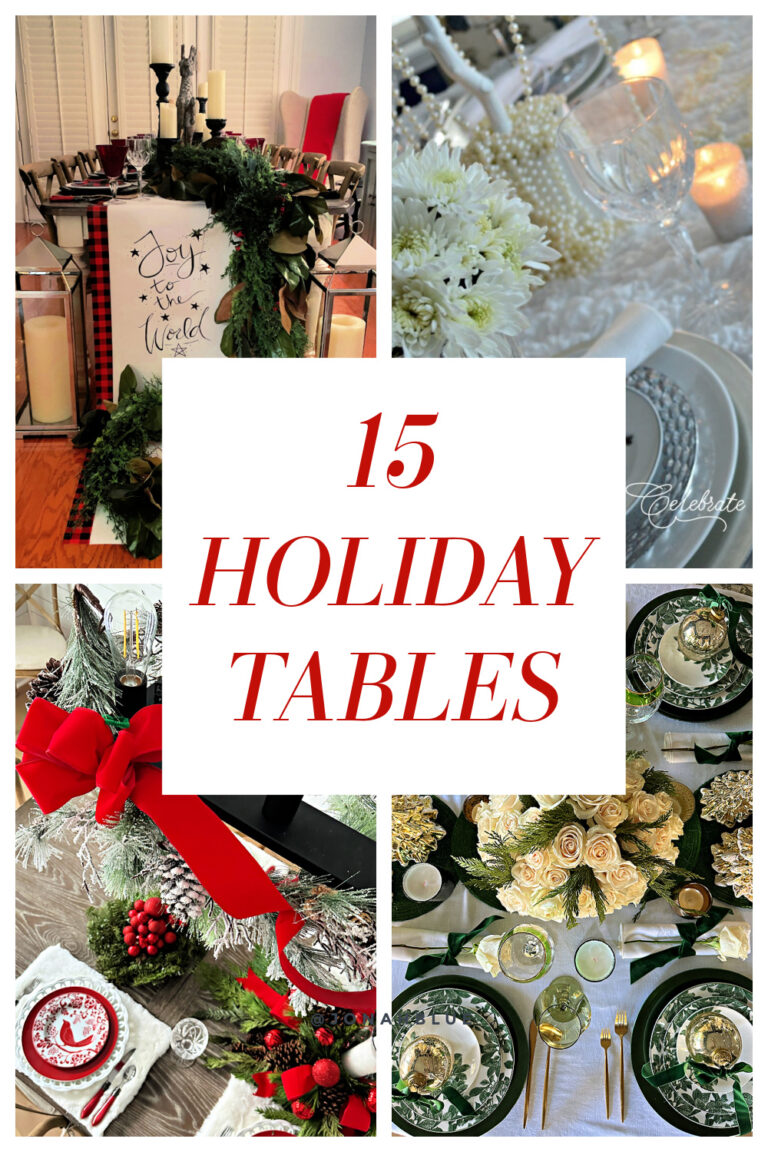 15 Unique Christmas Tablescapes