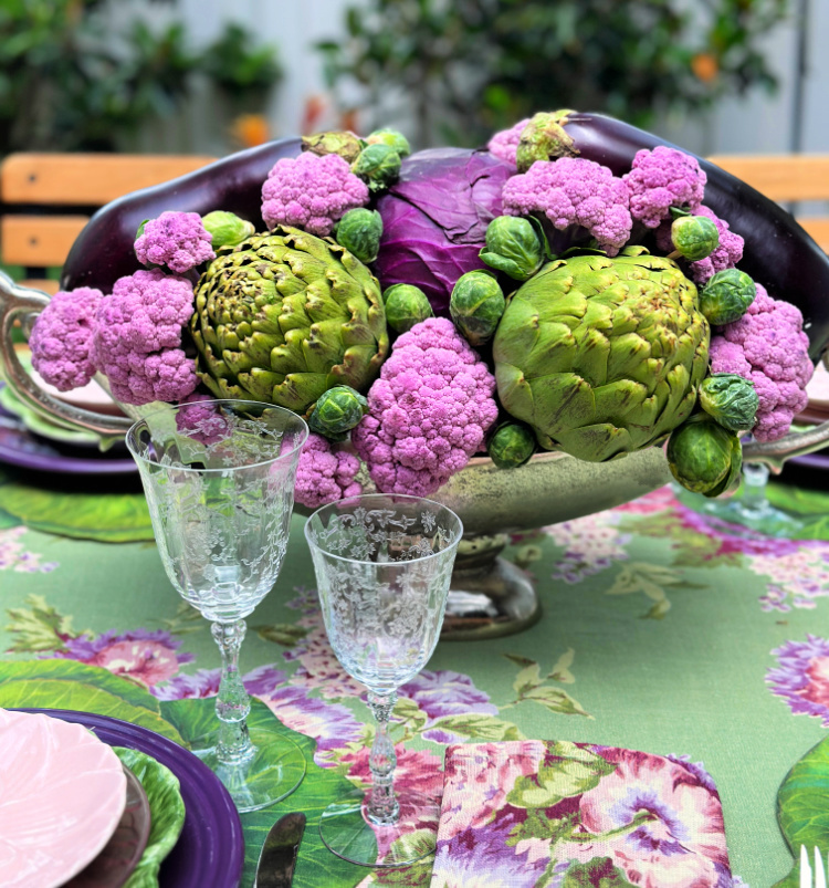 Create a Stunning Centerpiece with Vegetables!